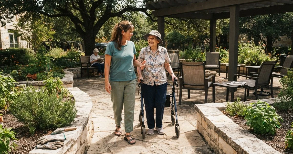Helping an aging parent choose a senior living community in Austin
